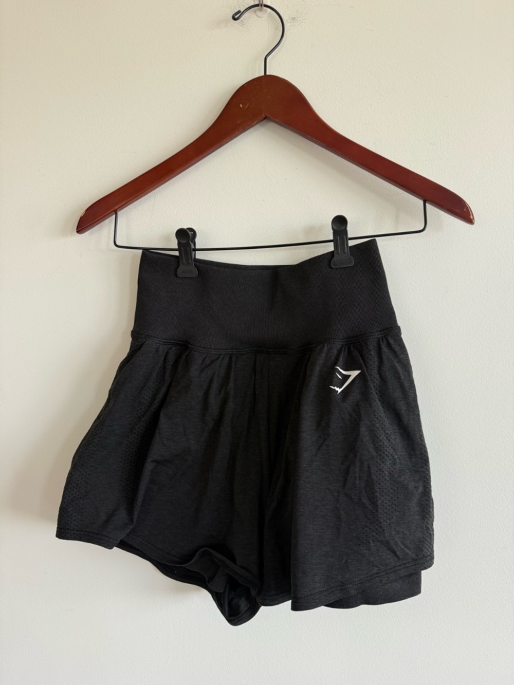 Gymshark Black High-Waist Athletic Skort